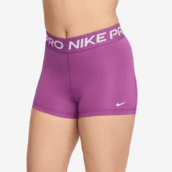 Nike Women's Pro 3" Shorts (518 - Hot Fuchsia/White)