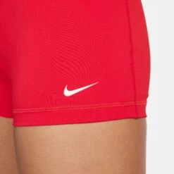 Nike Women's Pro 3" Training Shorts - University Red/White -TCRunning Shop AURORA CZ9857 658 PHSYM004 2000