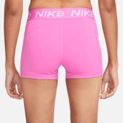 Nike Women's Pro 3" Shorts (675 - Playful Pink/White) 6 Nike Women's Pro 3" Shorts (675 - Playful Pink/White) -TCRunning Shop AURORA CZ9857 675 PHSYM001 2000