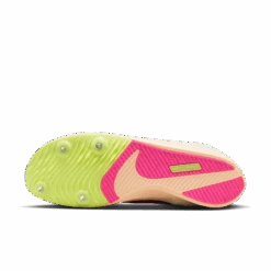 Nike Unisex Zoom Rival Distance (101 - Sail/Fierce Pink-LT Lemon Twist) -TCRunning Shop AURORA DC8725 101 PHSUH000 2000
