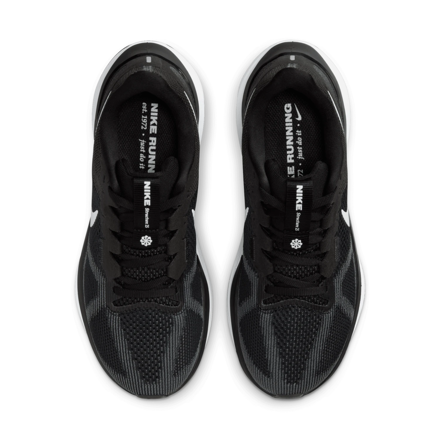 Nike Women’s Structure 25 (001 - Black/White/Dark Smoke Grey) 4 Nike Women’s Structure 25 (001 - Black/White/Dark Smoke Grey) - Image 4