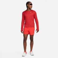 Nike Men's DRI-FIT Stride 5" Shorts (657 - University Red/Black/Reflective Silver) -TCRunning Shop AURORA DM4755 657 PHSYM004 2000