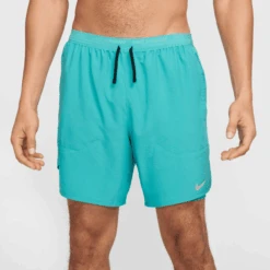 Nike Men's DRI-FIT Stride 7" 2-in-1 Shorts (345 - Dusty Cactus/Reflective Silver)