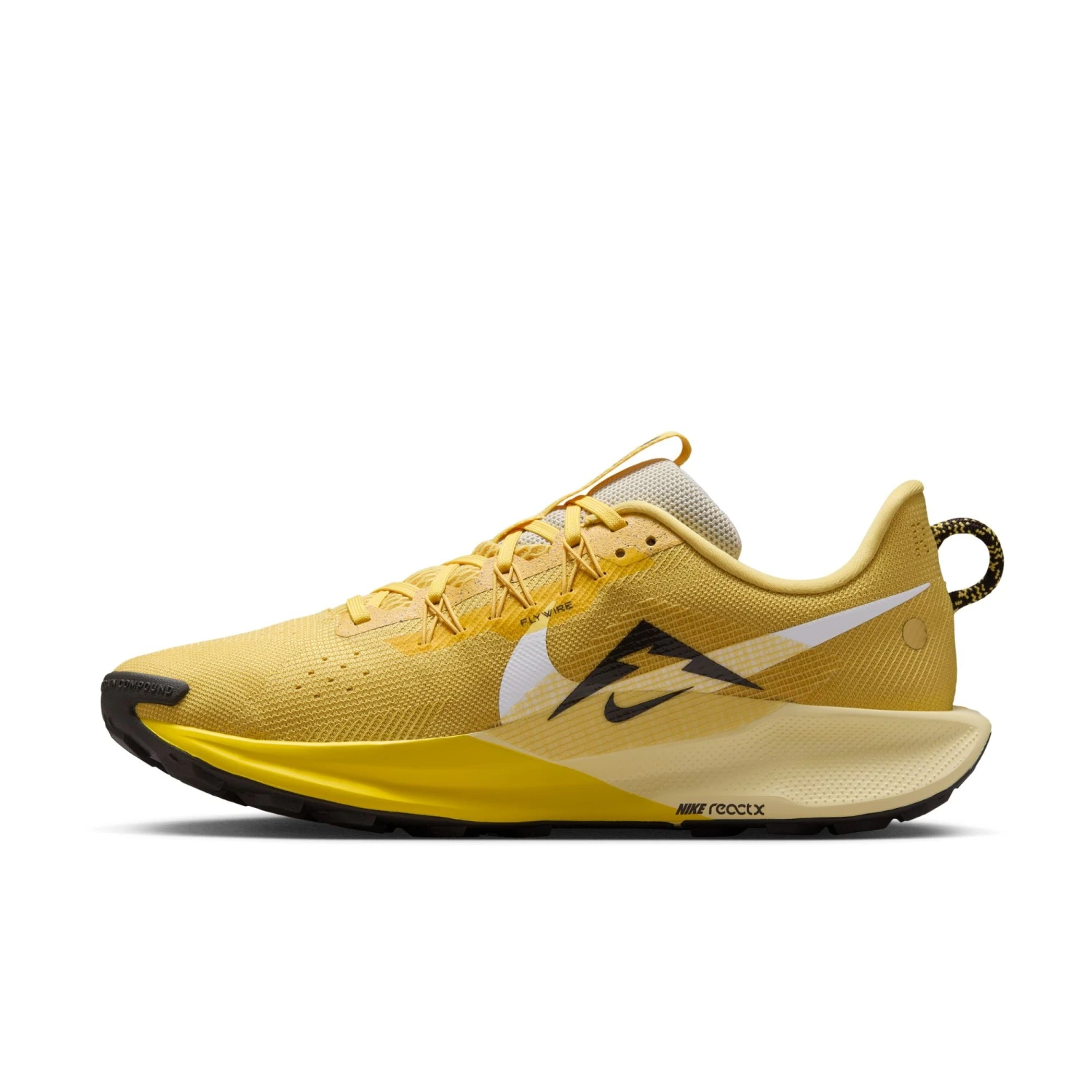 Nike Men’s React Pegasus Trail 5 (700 - Saturn Gold/White-Lightening-Alabaster) 2 Nike Men’s React Pegasus Trail 5 (700 - Saturn Gold/White-Lightening-Alabaster) - Image 2