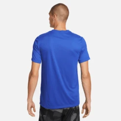 Nike Men's Dri-FIT Legend Tee - Game Royal/Black -TCRunning Shop AURORA DX0989 480 PHSBM001 2000