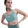 Nike Women’s Swoosh Medium Support Padded Sports Bra - Cannon/White