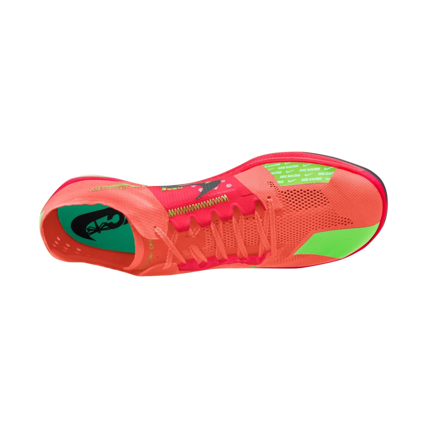 Nike Unisex ZoomX Dragonfly XC (800 - Hyper Orange/Lime Blast-Bright Crimson) 7 Nike Unisex ZoomX Dragonfly XC (800 - Hyper Orange/Lime Blast-Bright Crimson) - Image 7