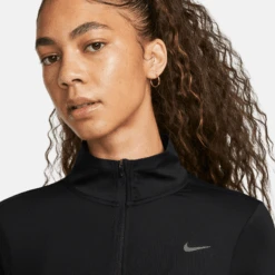 Nike Women's DRI-FIT Swift Element UV 1/4-Zip Running Top -TCRunning Shop AURORA FB4316 010 PHSYM001 2000
