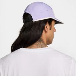 Nike Unisex DRI-Fit Fly Unstructured Swoosh Cap (533 - Lilac Ice/Phantom/Black) 9 Nike Unisex DRI-Fit Fly Unstructured Swoosh Cap (533 - Lilac Ice/Phantom/Black) -TCRunning Shop AURORA FB5624 533 PHSBM001 2000