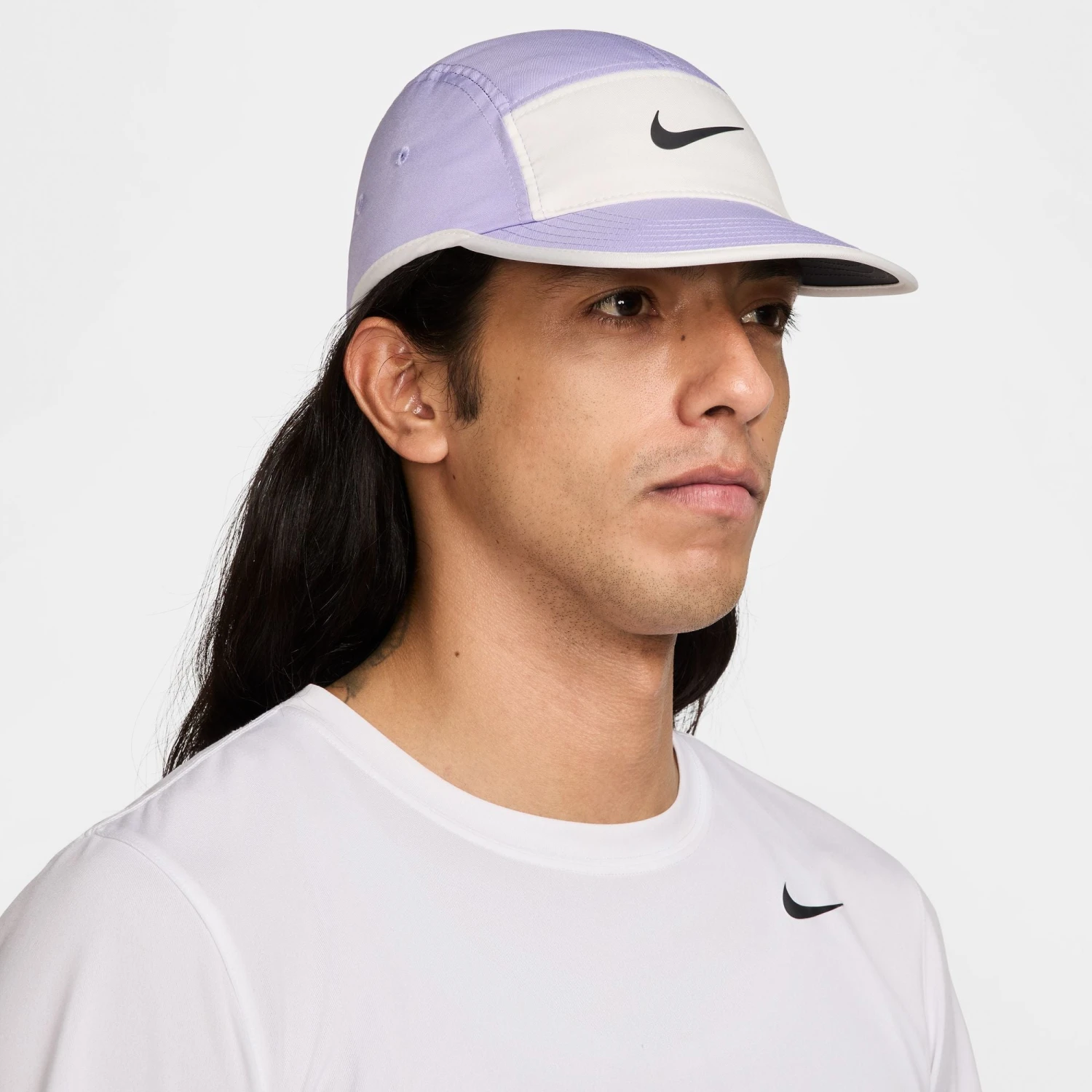 Nike Unisex DRI-Fit Fly Unstructured Swoosh Cap (533 - Lilac Ice/Phantom/Black) 3 Nike Unisex DRI-Fit Fly Unstructured Swoosh Cap (533 - Lilac Ice/Phantom/Black) - Image 3