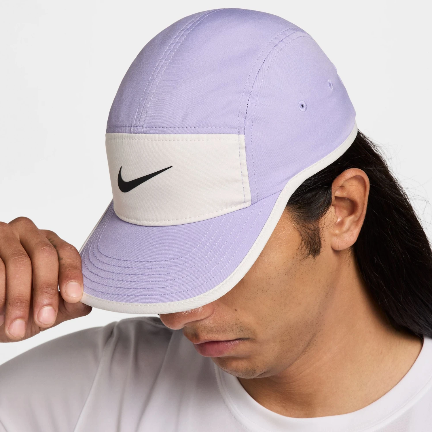 Nike Unisex DRI-Fit Fly Unstructured Swoosh Cap (533 - Lilac Ice/Phantom/Black) 1 Nike Unisex DRI-Fit Fly Unstructured Swoosh Cap (533 - Lilac Ice/Phantom/Black)