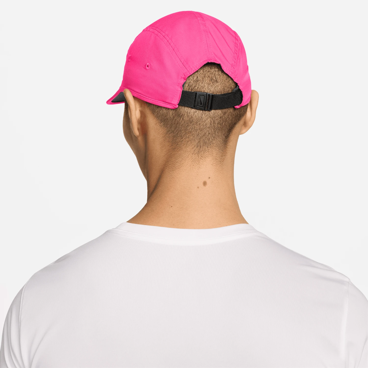 Nike Unisex DRI-Fit Fly Unstructured Swoosh Cap (645 - Hyper Pink/Anthracite/White) 4 Nike Unisex DRI-Fit Fly Unstructured Swoosh Cap (645 - Hyper Pink/Anthracite/White) - Image 4
