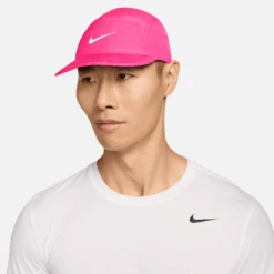 Nike Unisex DRI-Fit Fly Unstructured Swoosh Cap (645 - Hyper Pink/Anthracite/White)