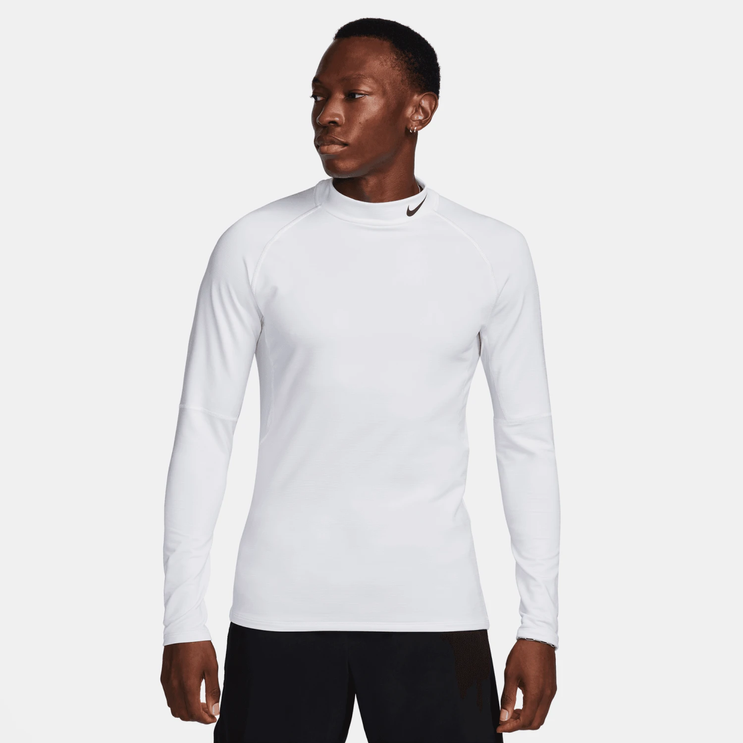Nike Men's Dri-FIT Warm Long-Sleeve Fitness Mock 1 Nike Men's Dri-FIT Warm Long-Sleeve Fitness Mock