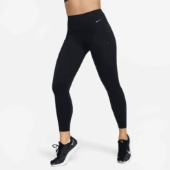 Nike Women's Go Women's Therma-FIT High-Waisted 7/8 Leggings (010 - Black/Black)