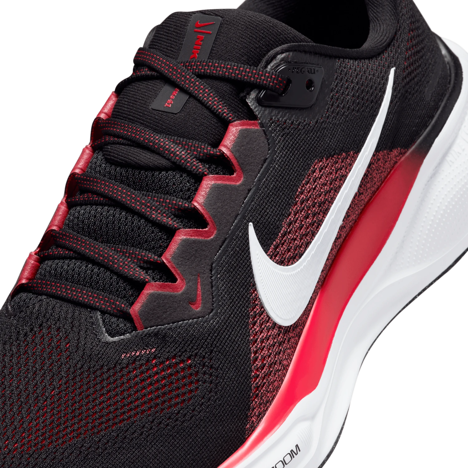 Nike Men's Pegasus 41 (003 - Black/White-Fire Red) 4 Nike Men's Pegasus 41 (003 - Black/White-Fire Red) - Image 4