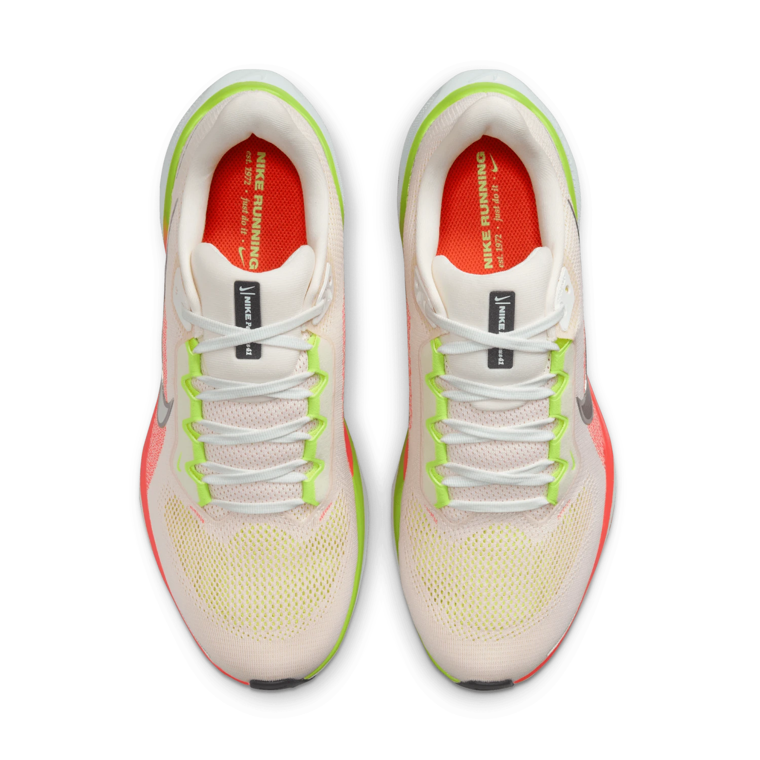 Nike Men's Pegasus 41 (100 - Summit White/Chrome-Bright Crimson) 7 Nike Men's Pegasus 41 (100 - Summit White/Chrome-Bright Crimson) - Image 7
