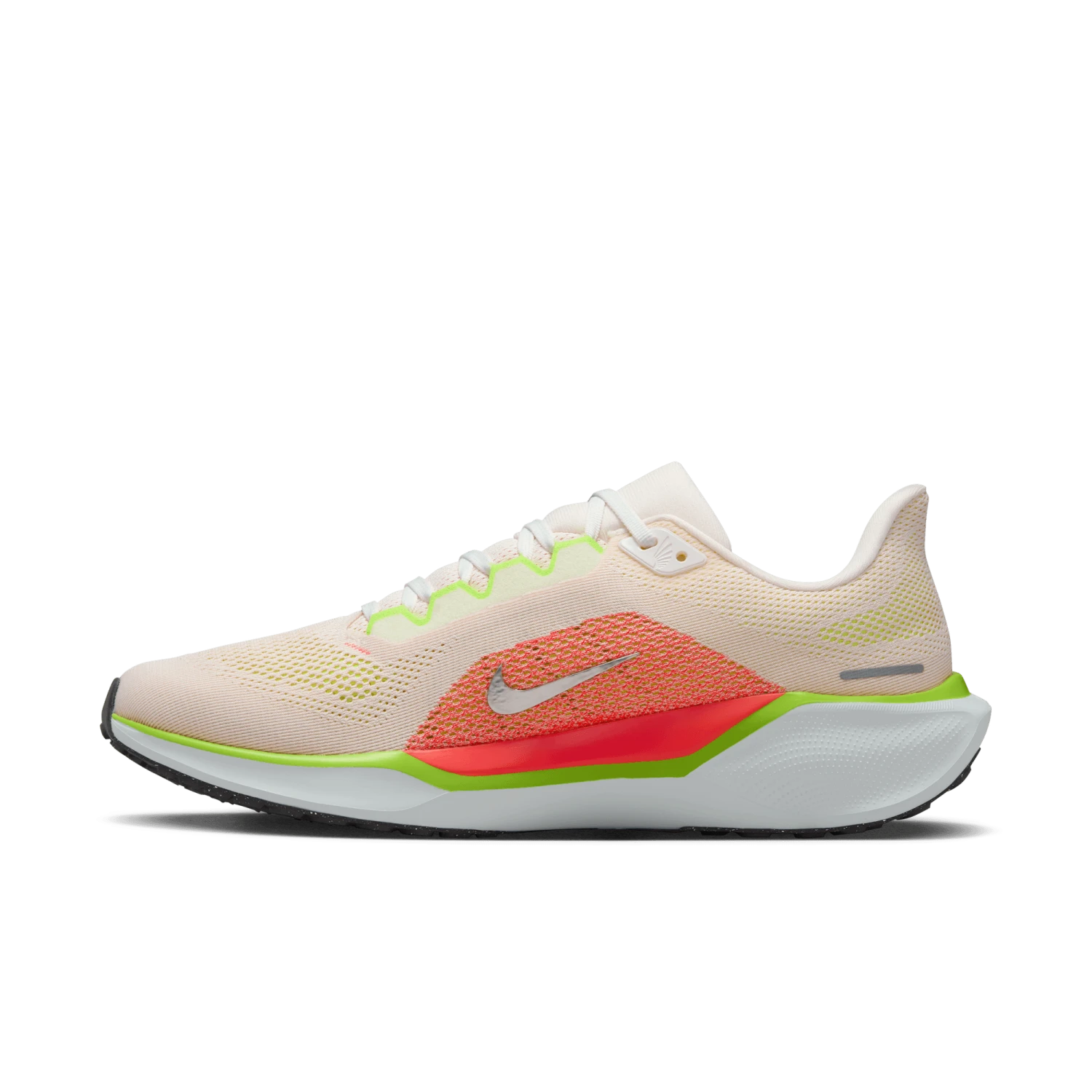 Nike Men's Pegasus 41 (100 - Summit White/Chrome-Bright Crimson) 2 Nike Men's Pegasus 41 (100 - Summit White/Chrome-Bright Crimson) - Image 2