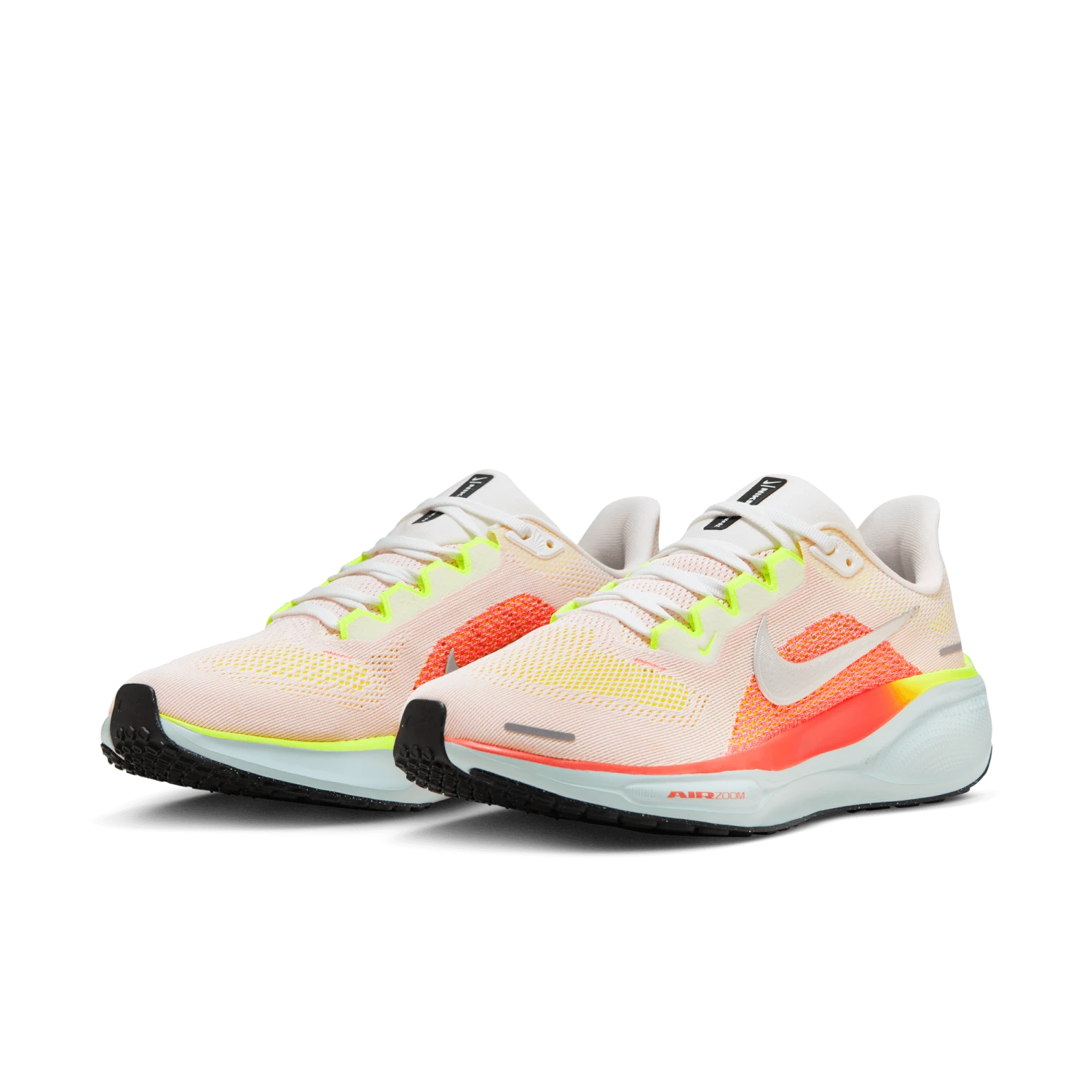Nike Women's Pegasus 41 WIDE (100 - Summit White/Chrome-Bright Crimson) 3 Nike Women's Pegasus 41 WIDE (100 - Summit White/Chrome-Bright Crimson) - Image 3