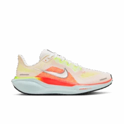 Nike Women's Pegasus 41 WIDE (100 - Summit White/Chrome-Bright Crimson)
