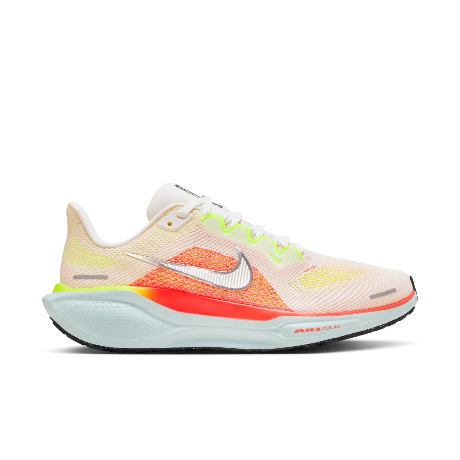 Nike Women's Pegasus 41 WIDE (100 - Summit White/Chrome-Bright Crimson) 1 Nike Women's Pegasus 41 WIDE (100 - Summit White/Chrome-Bright Crimson)