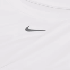 Nike Women's One Classic Dri-FIT Short-Sleeve Top - White/Black -TCRunning Shop AURORA FN2798 100 PHSYD001 2000