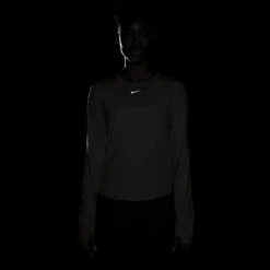 Nike Women's One Classic DRI-FIT Long-Sleeve Top (100 - White/Black) 17 Nike Women's One Classic DRI-FIT Long-Sleeve Top (100 - White/Black) -TCRunning Shop AURORA FN2801 100 PHSYM002 2000