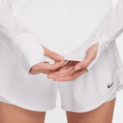 Nike Women's One Classic DRI-FIT Long-Sleeve Top (100 - White/Black) 14 Nike Women's One Classic DRI-FIT Long-Sleeve Top (100 - White/Black) -TCRunning Shop AURORA FN2801 100 PHSYM003 2000