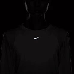 Nike Women's One Classic DRI-FIT Long-Sleeve Top (100 - White/Black) 16 Nike Women's One Classic DRI-FIT Long-Sleeve Top (100 - White/Black) -TCRunning Shop AURORA FN2801 100 PHSYM006 2000