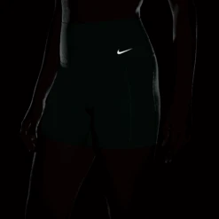 Nike Women's Universa Medium-Support High-Waisted 5" Biker Shorts With Pockets (361 - Bicoastal/Black) -TCRunning Shop AURORA FN3151 361 PHSYM200 2000