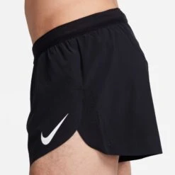 Nike Men's Aeroswift Dri-FIT ADV 2" Brief-Lined Running Shorts (010 - Black/Summit White) -TCRunning Shop AURORA FN3349 010 PHSYM005 2000