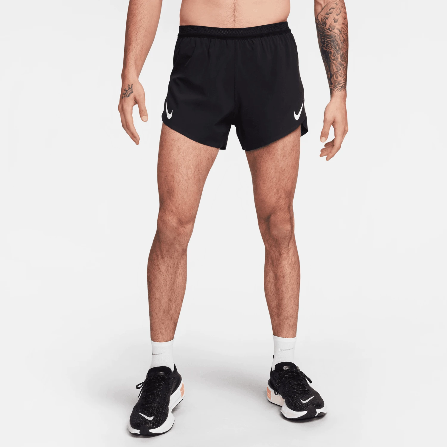 Nike Men's Aeroswift DRI-FIT ADV 4" Brief-lined Running Shorts (010 - Black/Summit White) 1 Nike Men's Aeroswift DRI-FIT ADV 4" Brief-lined Running Shorts (010 - Black/Summit White)