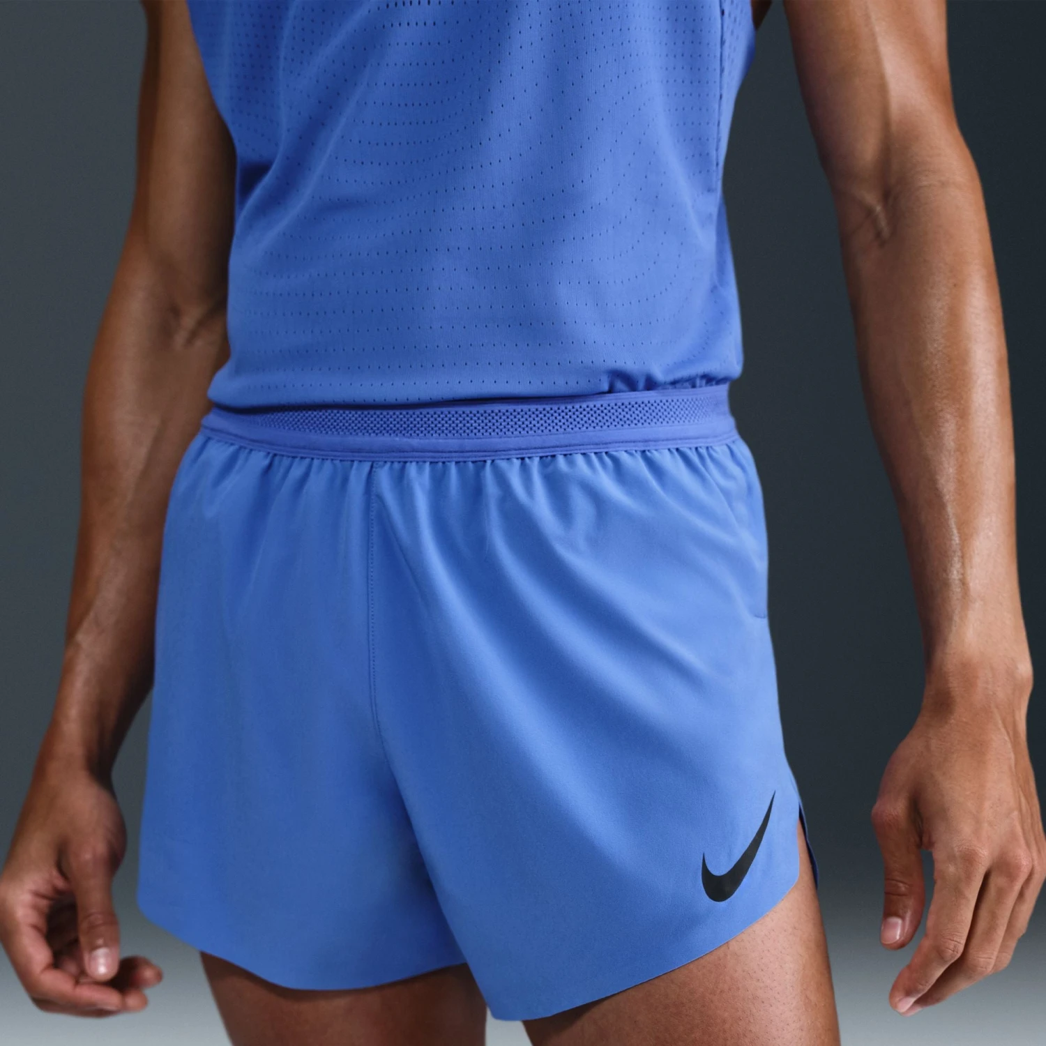 Nike Men's Aeroswift DRI-FIT ADV 4" Brief-lined Running Shorts (411 - Comet Blue/Black) 8 Nike Men's Aeroswift DRI-FIT ADV 4" Brief-lined Running Shorts (411 - Comet Blue/Black) - Image 8