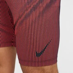 Nike Men's Aeroswift DRI-FIT ADV Running 1/2 Length Tights (015 - Black/Bright Crimson/Obsidian/Black) -TCRunning Shop AURORA FN3369 015 PHSYM005 2000