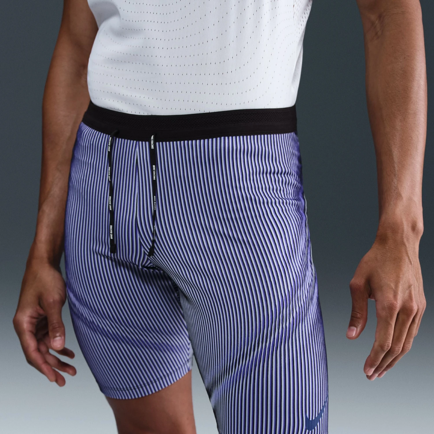 Nike Men's Aeroswift DRI-FIT ADV Running 1/2 Length Tights (510 - Persian Violet/Ghost/Black/Blue Void) 7 Nike Men's Aeroswift DRI-FIT ADV Running 1/2 Length Tights (510 - Persian Violet/Ghost/Black/Blue Void) - Image 7