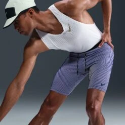 Nike Men's Aeroswift DRI-FIT ADV Running 1/2 Length Tights (510 - Persian Violet/Ghost/Black/Blue Void) 13 Nike Men's Aeroswift DRI-FIT ADV Running 1/2 Length Tights (510 - Persian Violet/Ghost/Black/Blue Void) -TCRunning Shop AURORA FN3369 510 PHSYMG03 2000