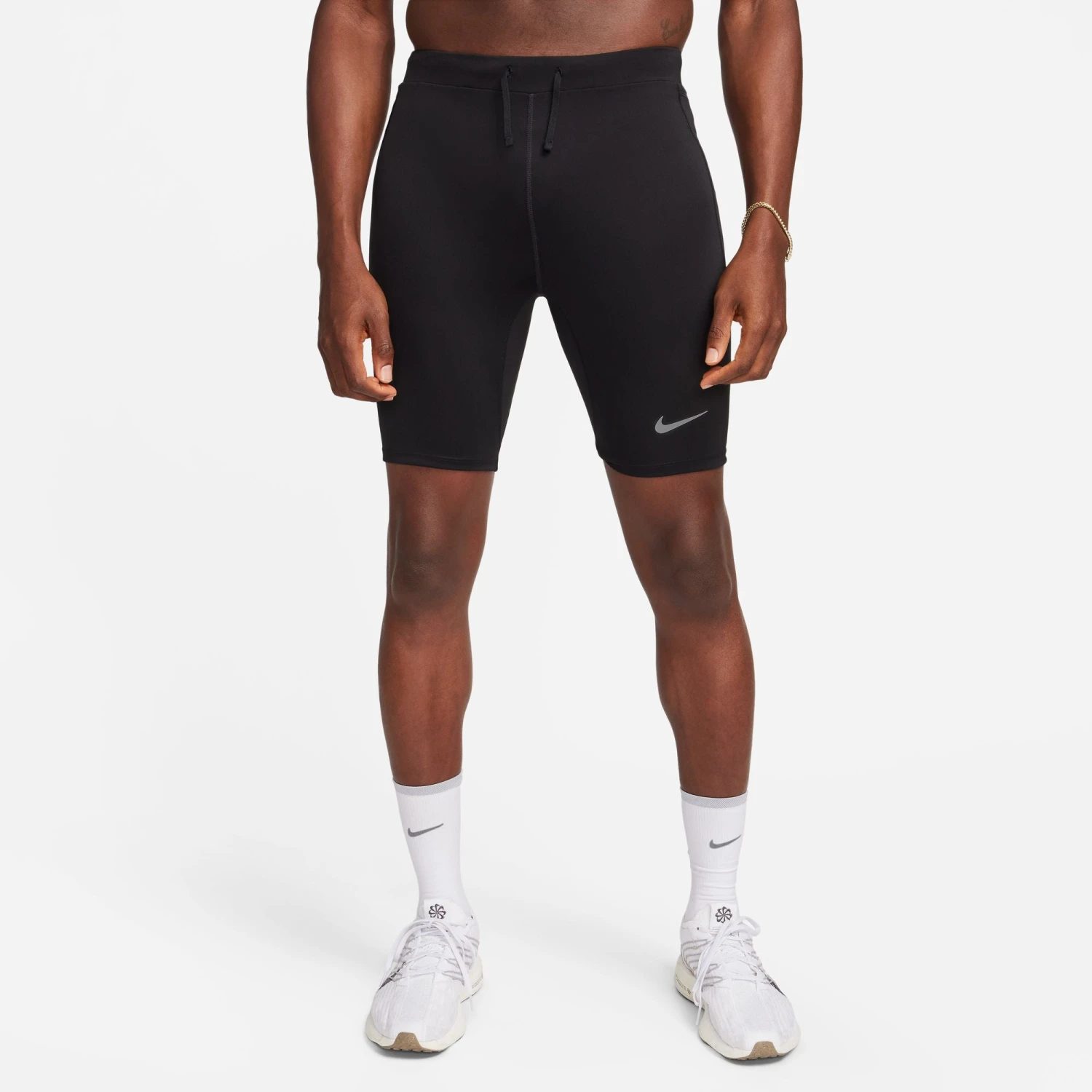 Nike Men's Fast Dri-FIT Brief-Lined Running 1/2-Length Tights 1 Nike Men's Fast Dri-FIT Brief-Lined Running 1/2-Length Tights
