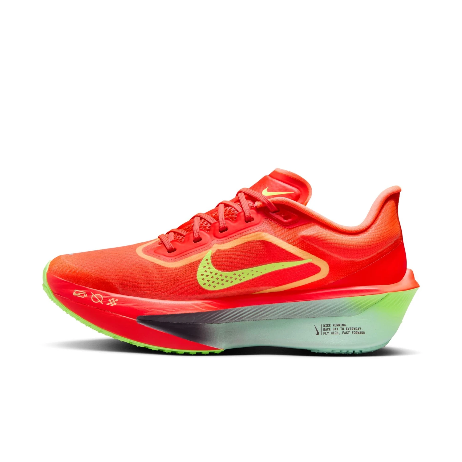 Nike Women’s Zoom Fly 6 (601 - Bright Crimson/Cave Purple-Lime Blast) 2 Nike Women’s Zoom Fly 6 (601 - Bright Crimson/Cave Purple-Lime Blast) - Image 2