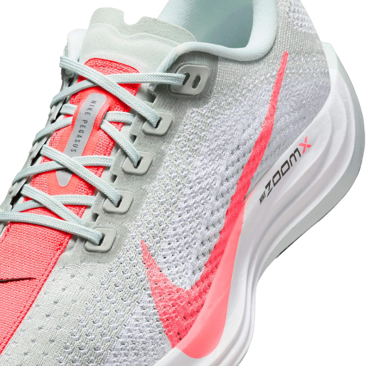 Nike Women’s Pegasus Plus (001 - Barely Grey/Hot Punch-White-Black) 4 Nike Women’s Pegasus Plus (001 - Barely Grey/Hot Punch-White-Black) - Image 4