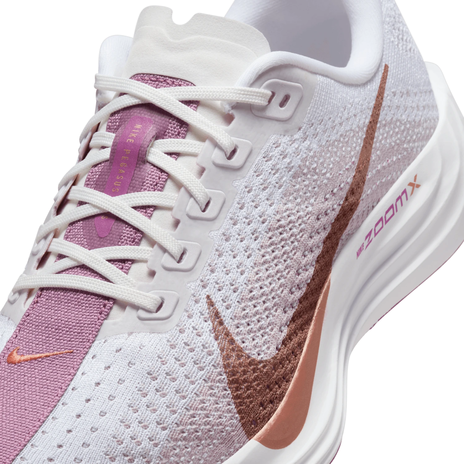 Nike Women’s Pegasus Plus (108 - White/Metallic Red Bronze-Platinum Violet) 4 Nike Women’s Pegasus Plus (108 - White/Metallic Red Bronze-Platinum Violet) - Image 4