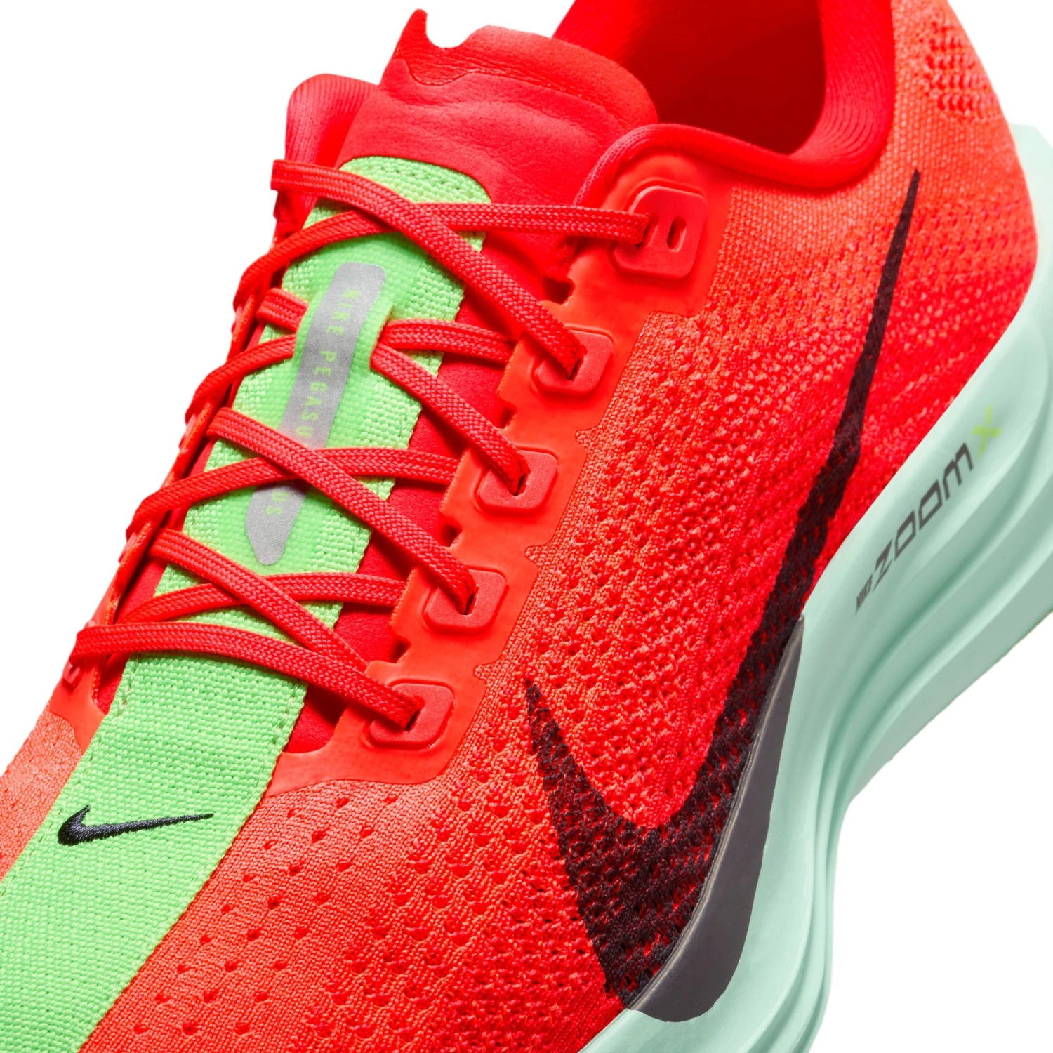 Nike Men’s Pegasus Plus (600 - Bright Crimson/Cave Purple-Lime Blast) 4 Nike Men’s Pegasus Plus (600 - Bright Crimson/Cave Purple-Lime Blast) - Image 4