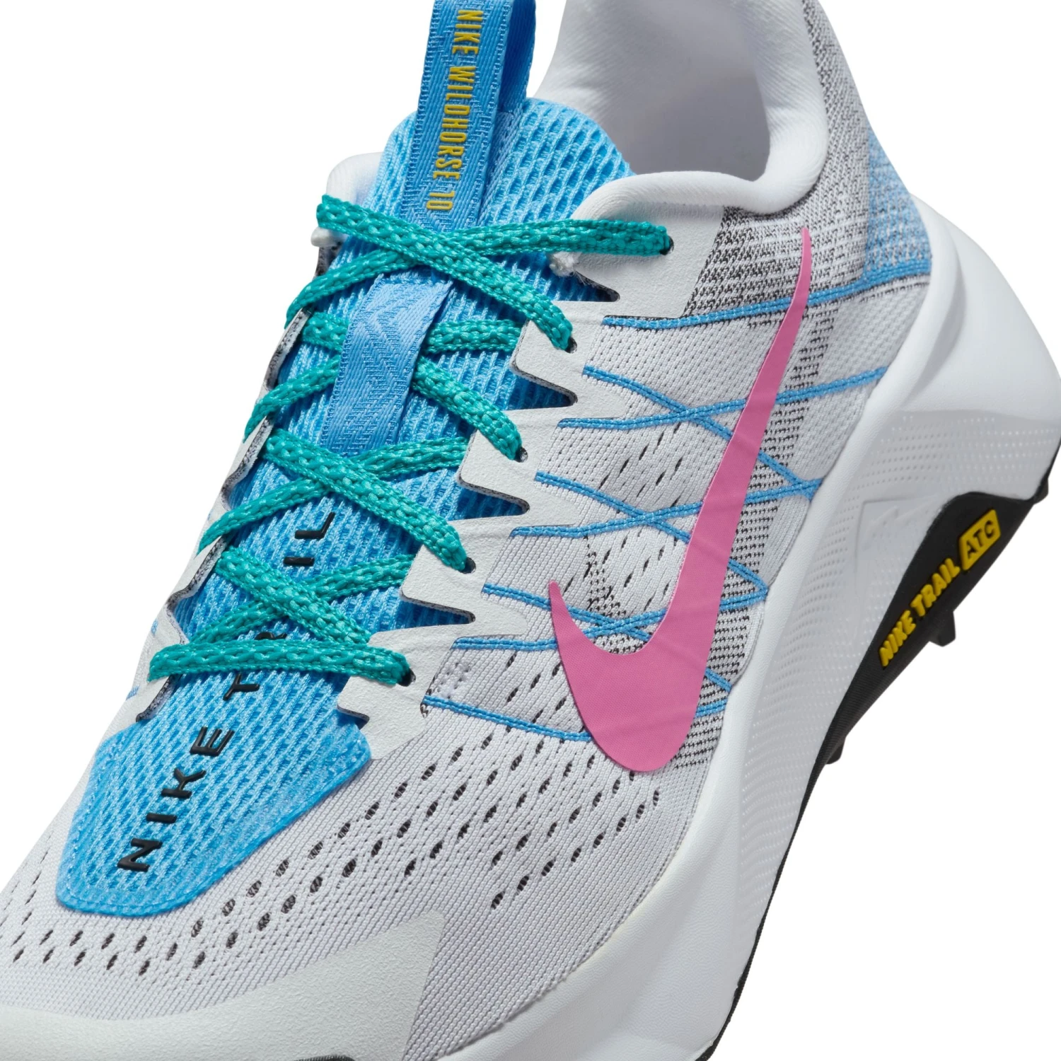 Nike Men’s Wildhorse 10 (100 - White/Playful Pink-Black-University Blue) 4 Nike Men’s Wildhorse 10 (100 - White/Playful Pink-Black-University Blue) - Image 4