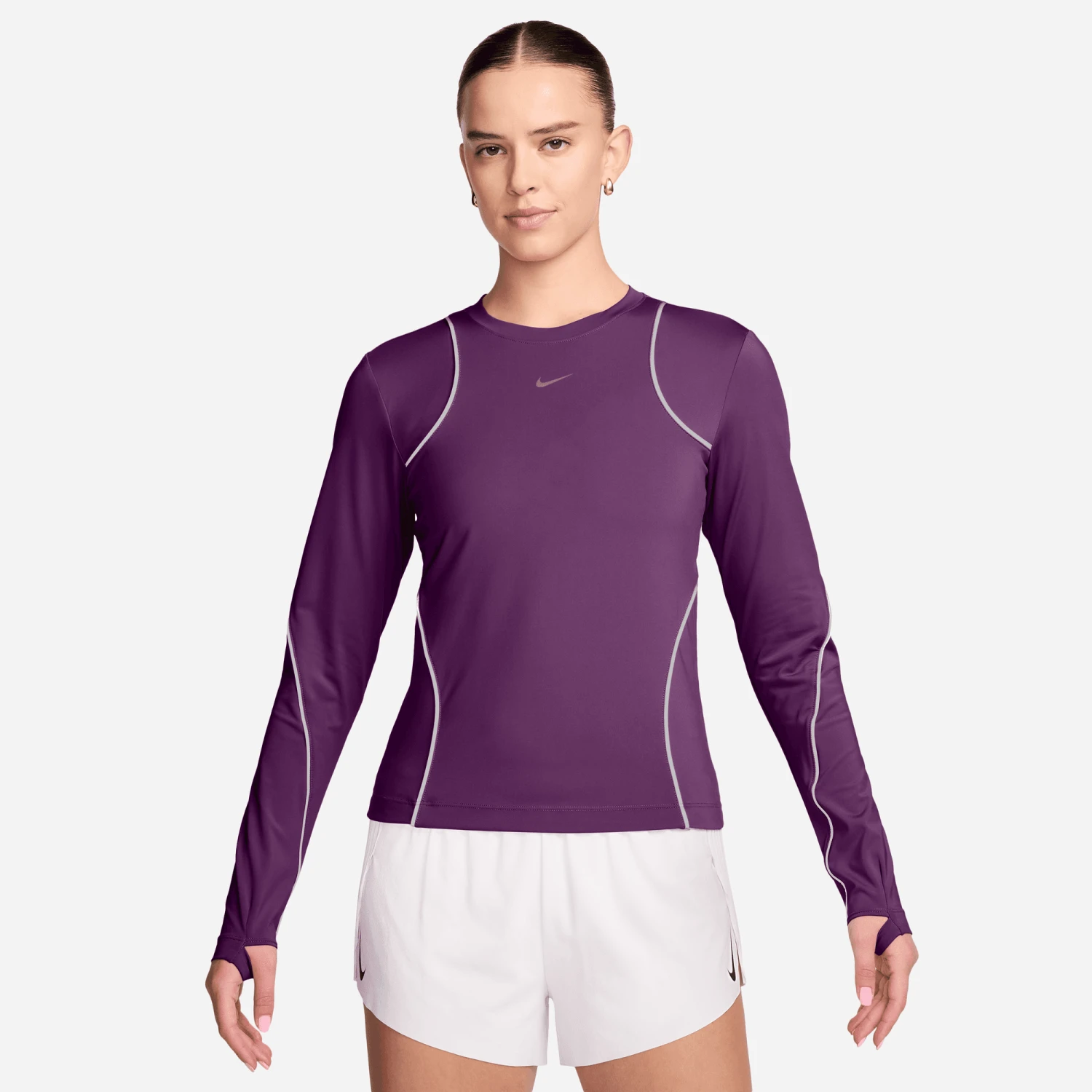 Women's Nike Running Division Long-Sleeve Running Top (518 - Hot Fuschia) 1 Women's Nike Running Division Long-Sleeve Running Top (518 - Hot Fuschia)