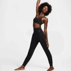 Nike Women's Zenvy Dri-FIT High-Waisted Joggers (010 - Black/Black) 9 Nike Women's Zenvy Dri-FIT High-Waisted Joggers (010 - Black/Black) -TCRunning Shop AURORA FV7924 010 PHSFM001 2000