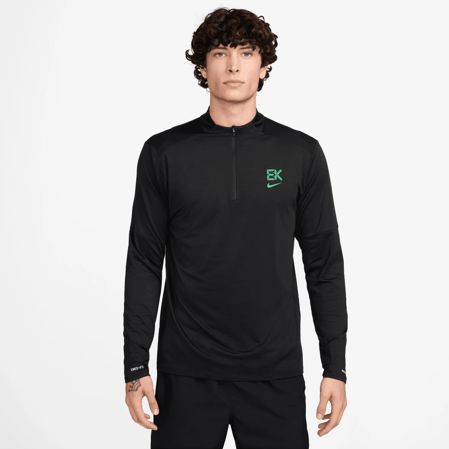 Men's Dri-FIT Eliud Kipchoge Nike Element "Kipchoge" Running Top (010 - Black/Reflective Silver) 1 Men's Dri-FIT Eliud Kipchoge Nike Element "Kipchoge" Running Top (010 - Black/Reflective Silver)