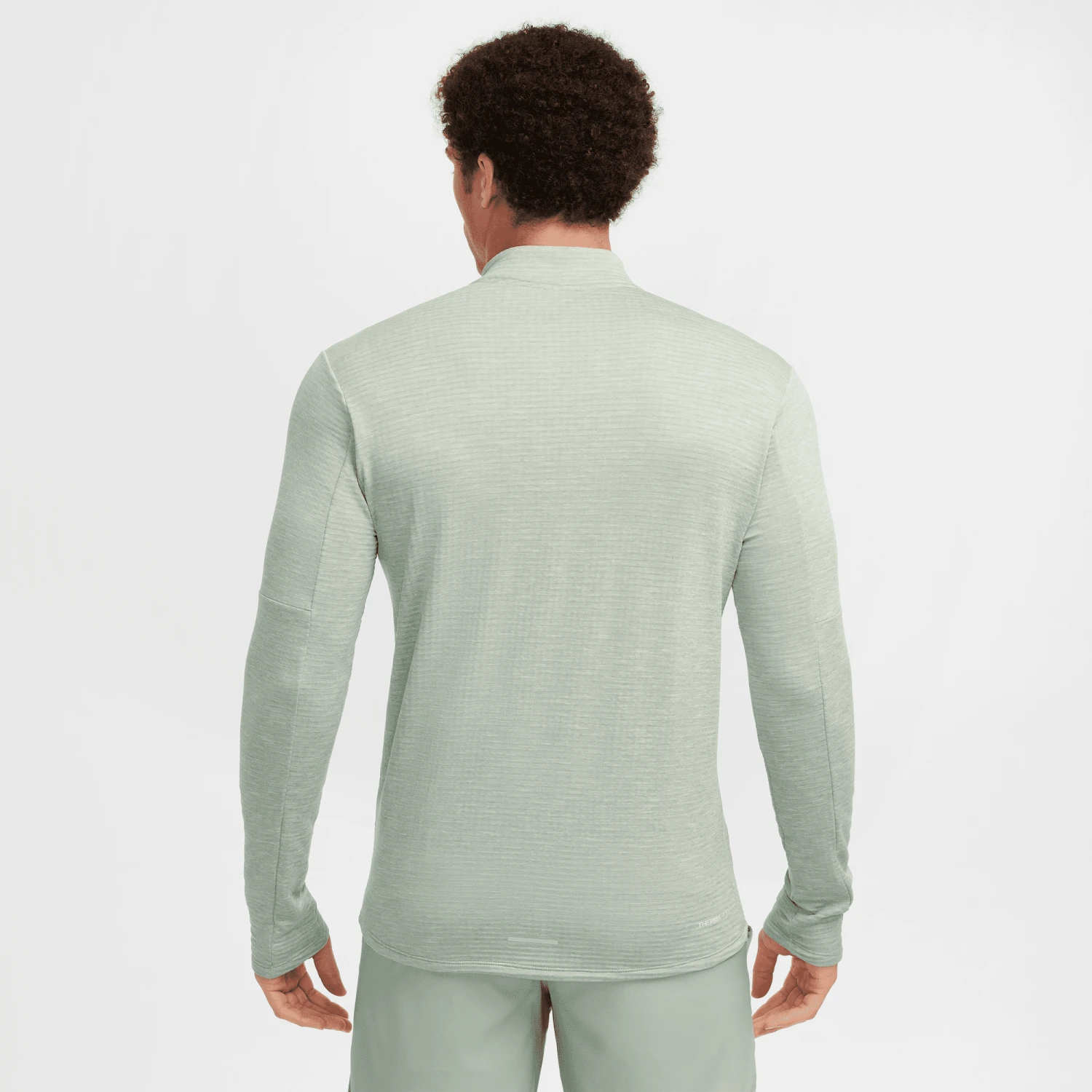 Men's Therma-FIT Nike Element Water-Repellent 1/2-Zip Running Top (370 - Jade Horizon/Reflective Silver) 2 Men's Therma-FIT Nike Element Water-Repellent 1/2-Zip Running Top (370 - Jade Horizon/Reflective Silver) - Image 2