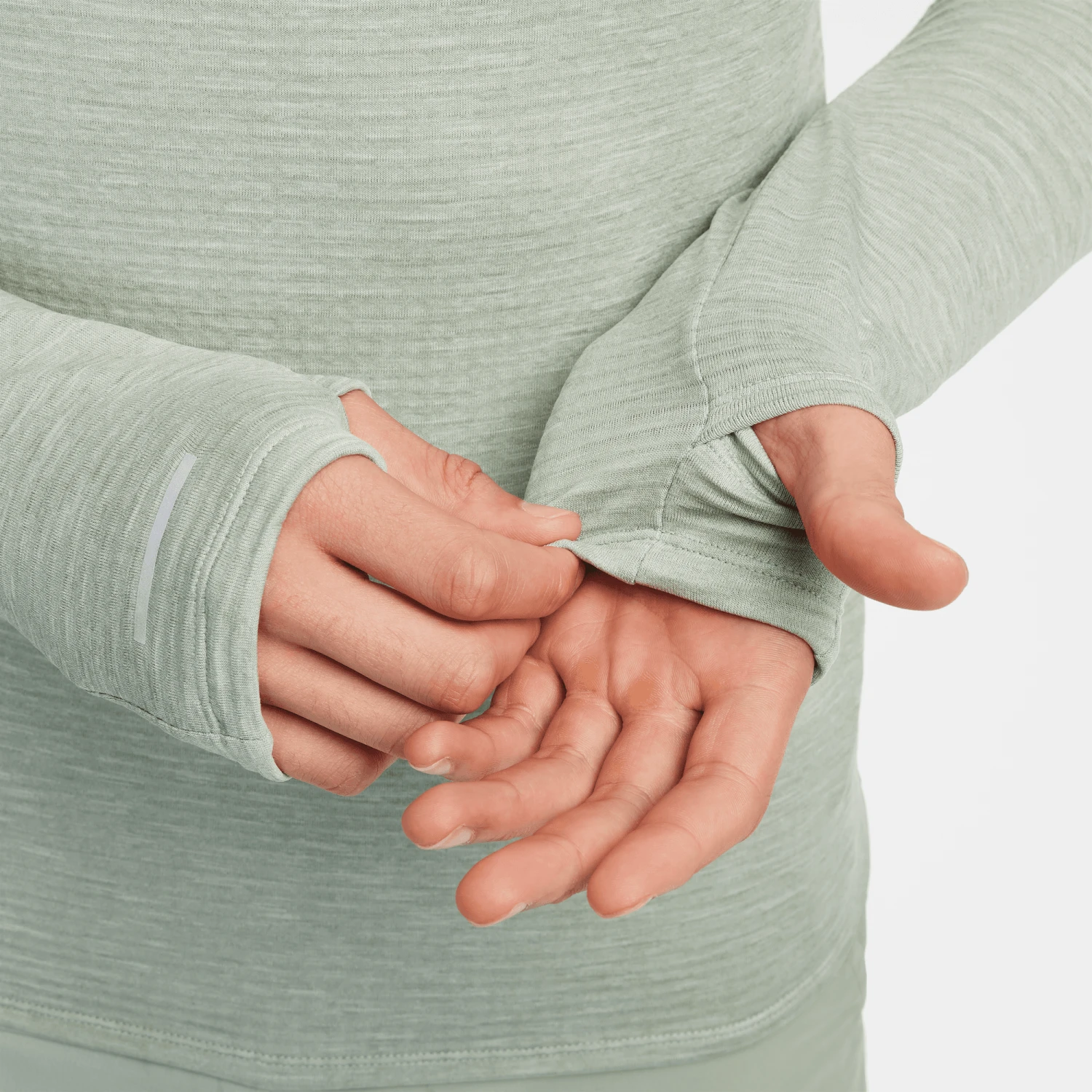 Men's Therma-FIT Nike Element Water-Repellent 1/2-Zip Running Top (370 - Jade Horizon/Reflective Silver) 5 Men's Therma-FIT Nike Element Water-Repellent 1/2-Zip Running Top (370 - Jade Horizon/Reflective Silver) - Image 5