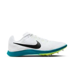 Nike Unisex Zoom Rival Distance (102 - White/Black-Bright Spruce-Vapor Green)