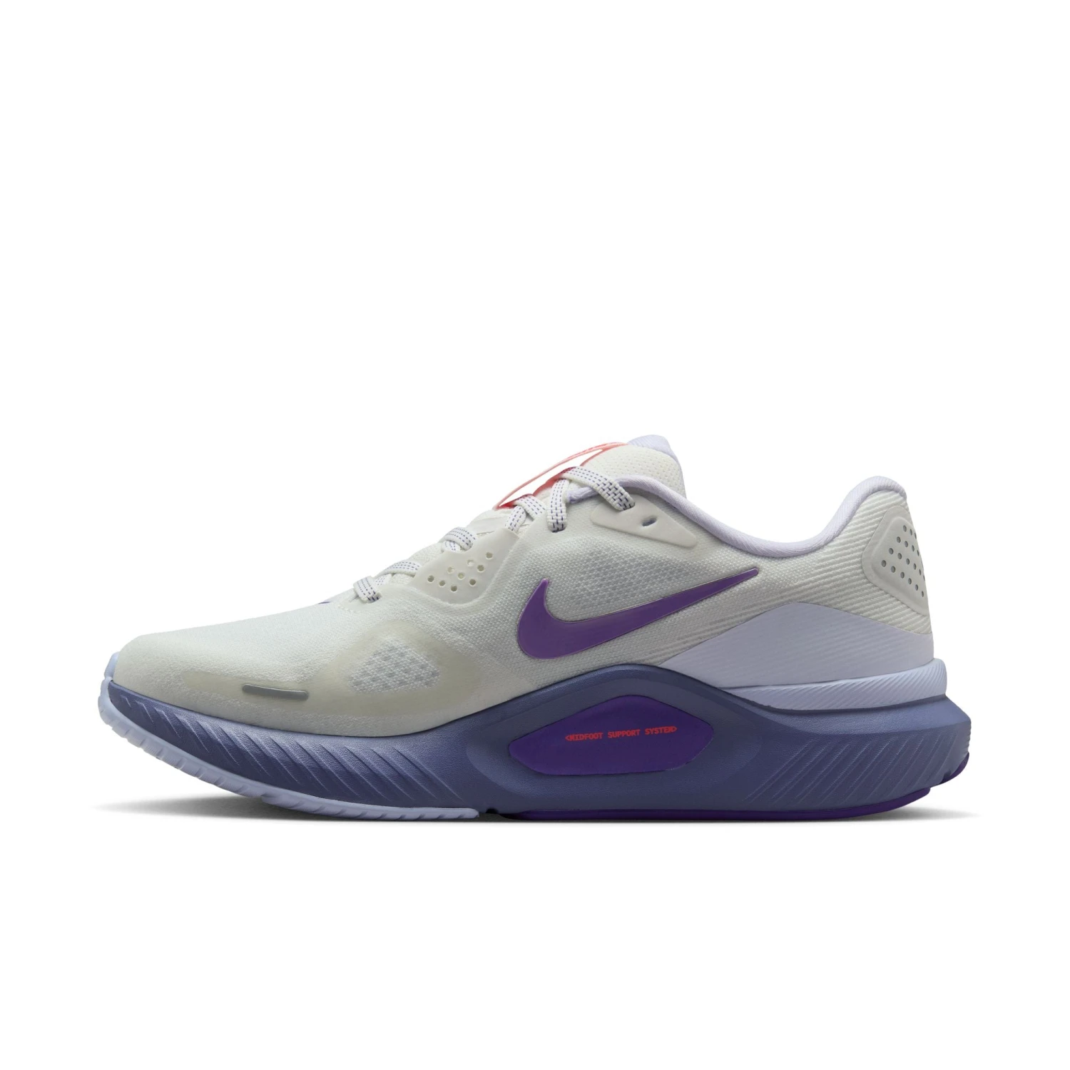 Nike Women’s Structure 26 (102 - Summit White/Wild Grape-Amethyst Tint) 2 Nike Women’s Structure 26 (102 - Summit White/Wild Grape-Amethyst Tint) - Image 2