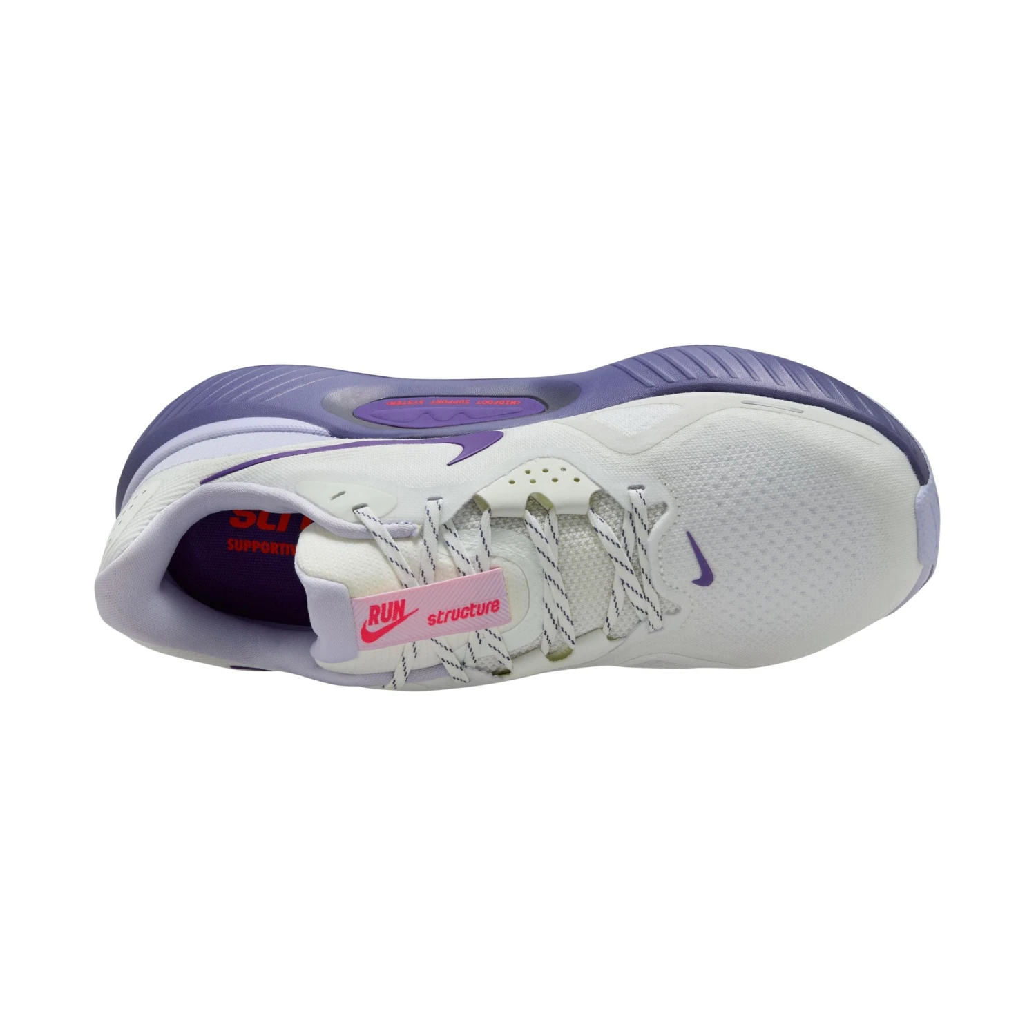 Nike Women’s Structure 26 (102 - Summit White/Wild Grape-Amethyst Tint) 7 Nike Women’s Structure 26 (102 - Summit White/Wild Grape-Amethyst Tint) - Image 7